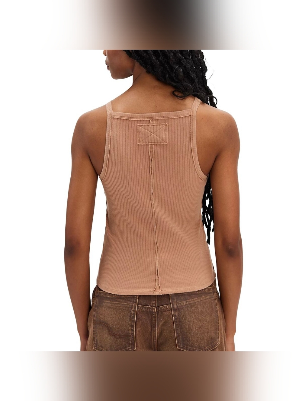 FREE PEOPLE mia straight neck tank top Size Small NWOT - Picture 3 of 9